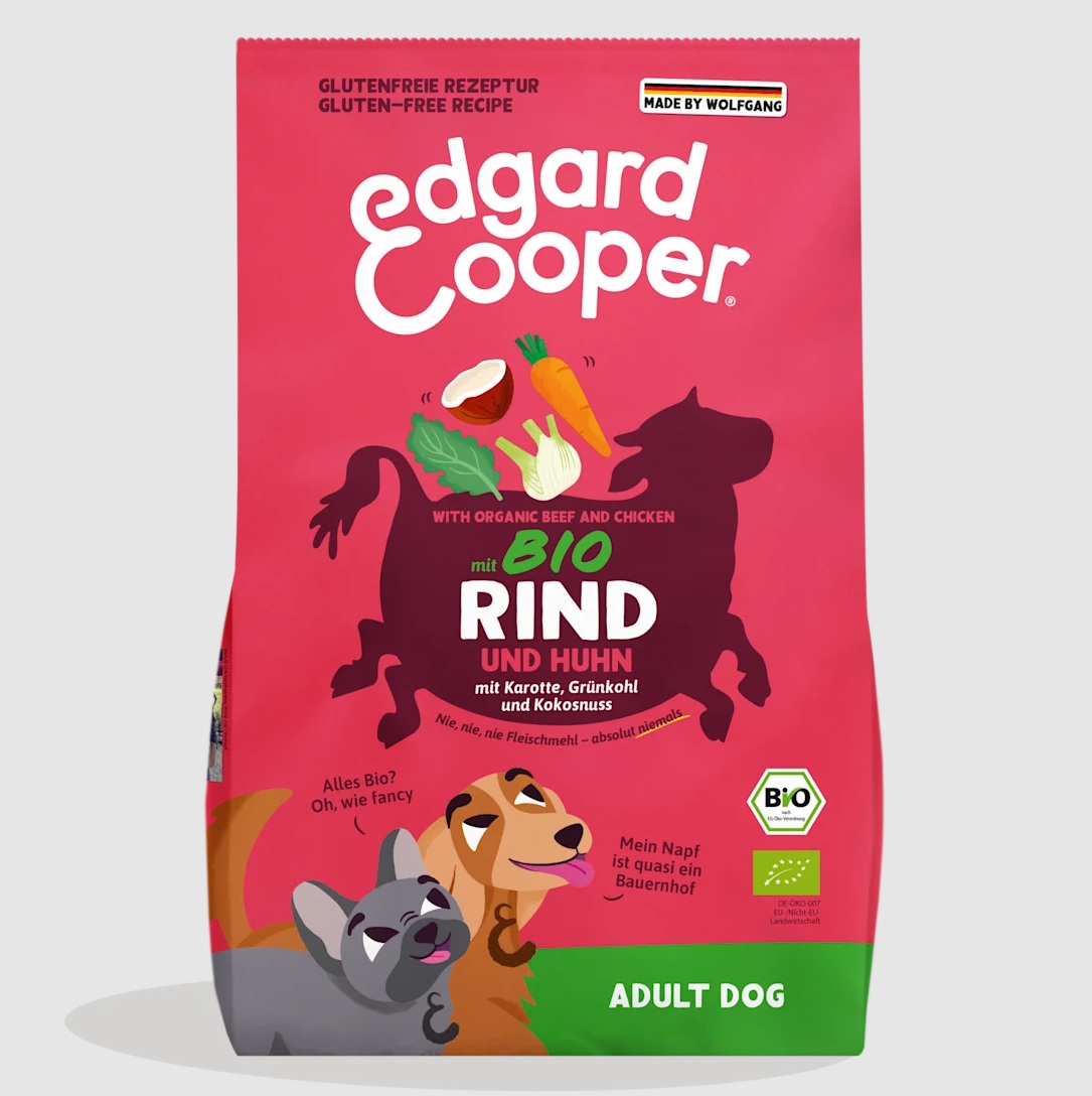 Edgard&Cooper Adult Rind und Huhn Bio 7 Kilogramm Hundetrockenfutter