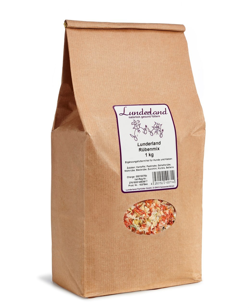 Lunderland Rübenmix 1kg Hundeergänzungsfutter