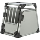 Vorschaubild TRIXIE Transportbox Aluminium silber/hellgrau Transportbox