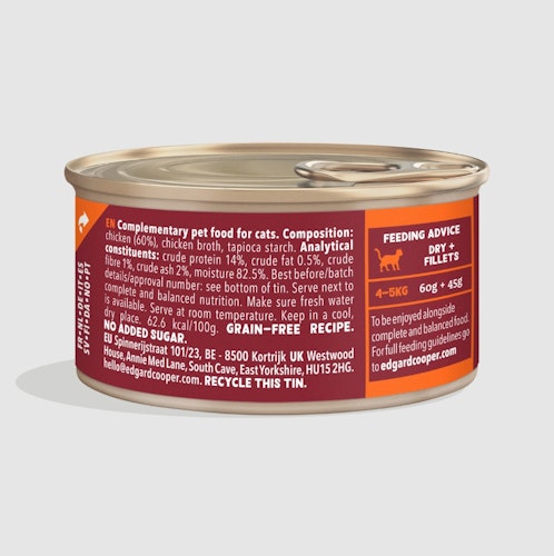 Edgard&Cooper Frisches Huhn 70g Katzenfeuchtfutter
