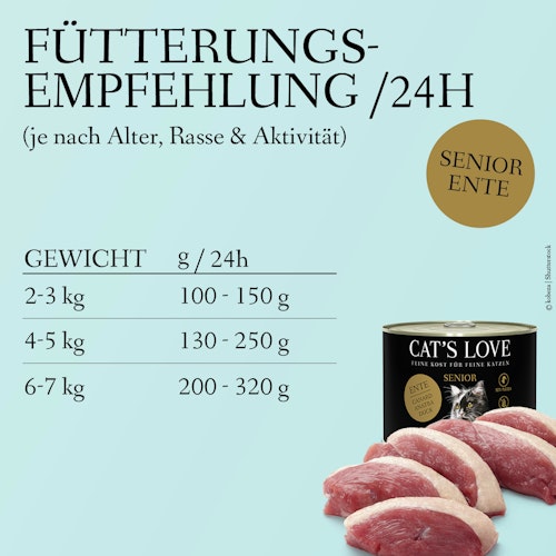 Cat's Love Senior 200g Dose Katzennassfutter