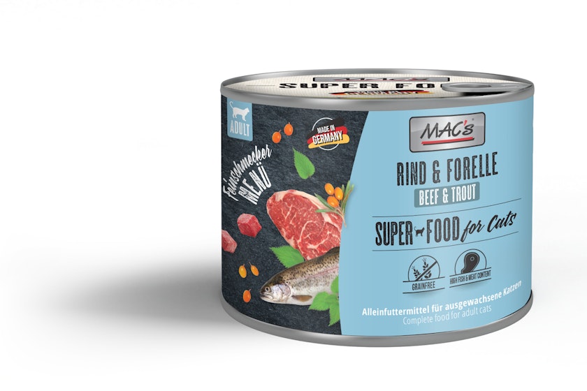 MAC's Cat Feinschmecker Menü 200g Dose KatzennassfutterVorschaubild