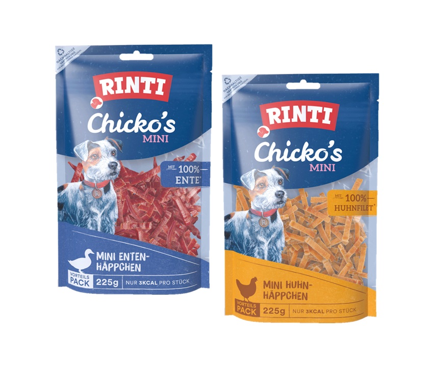 Rinti Snack-Mix Chicko Mini 2x225g Hundesnack