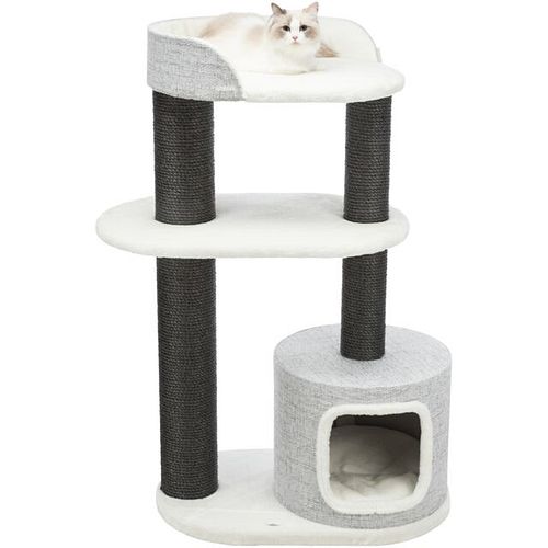 TRIXIE Kratzbaum XXL Cara 128cm weiß/grau