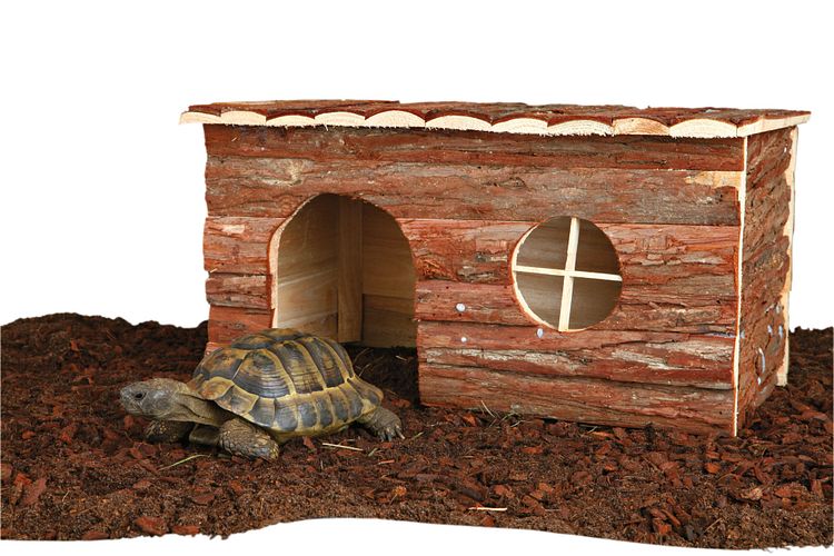 TRIXIE Haus Jerrik, Zwergkaninchen, Rindenholz, 40 × 20 × 23 cm
