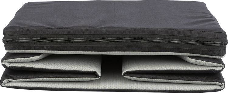 TRIXIE Autositz, 45 × 28 × 40 cm, schwarz/grau