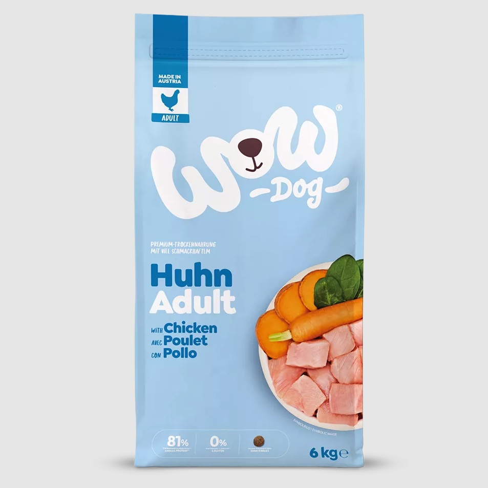 WOW Adult Huhn 6kg Hundetrockenfutter