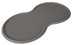 TRIXIE Napfunterlage Naturgummi 45 x 25 cm dunkelgrau