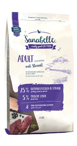 Sanabelle Adult mit Strauß Katzentrockenfutter