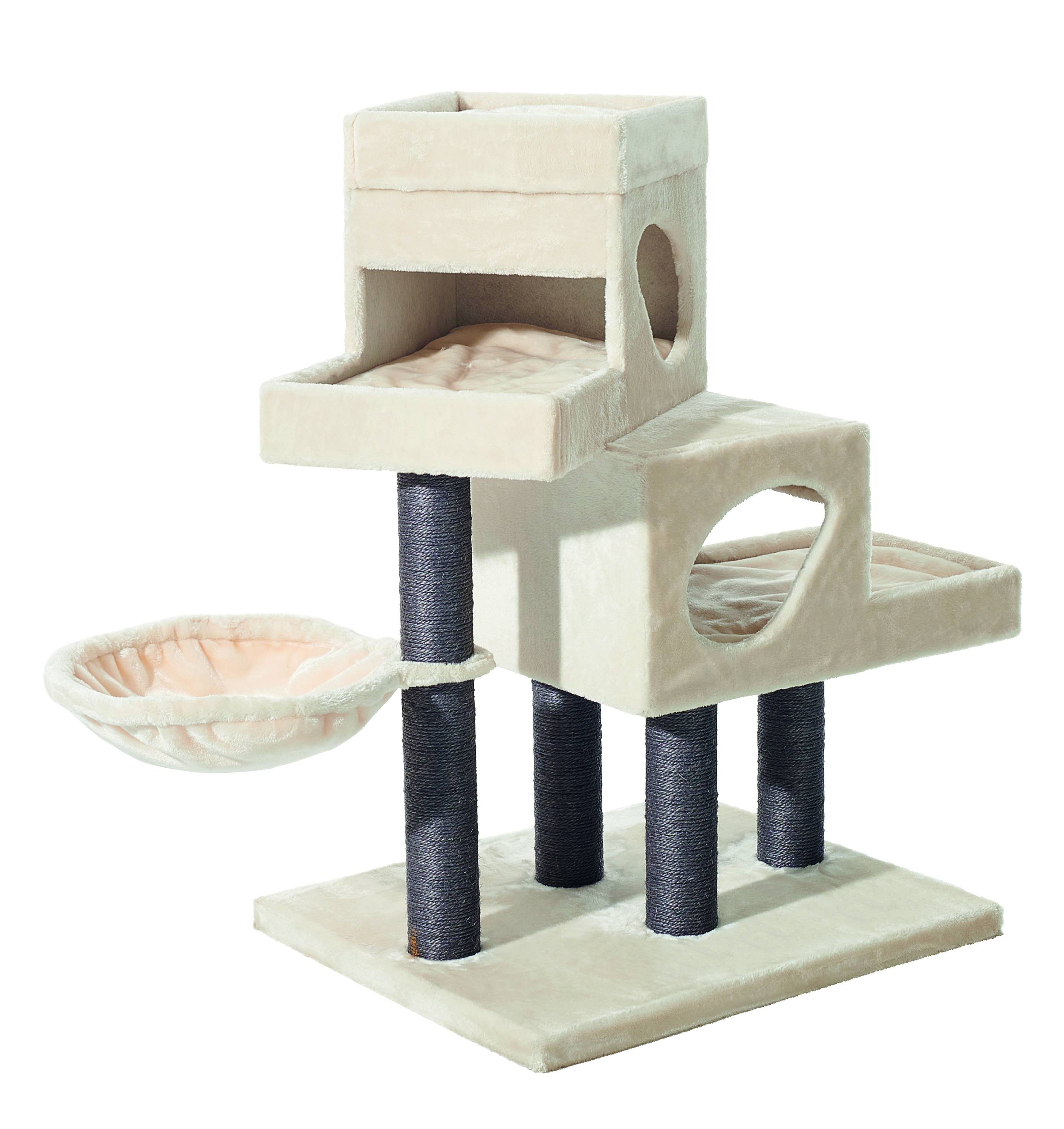 NOBBY Kratzbaum  "TARSUS" cream; 70 x 60 x 102 cm