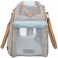 TRIXIE Tasche Helen, 19 × 28 × 40 cm, grau/hellbraun