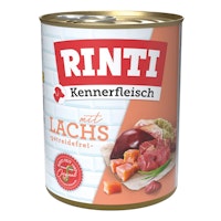 Rinti Kennerfleisch Dose 12x800g Lachs Hundenassfutter