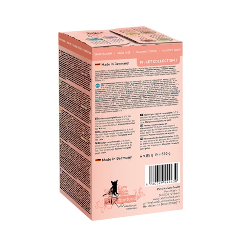 catz finefood Fillets No.403-413 6x85g Multipack Katzennassfutter