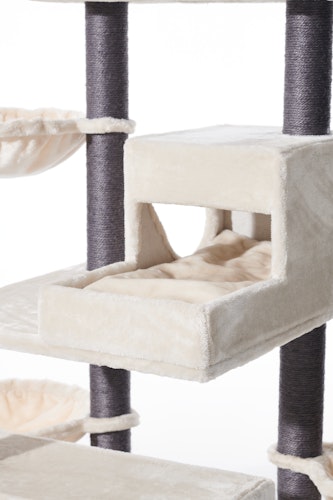 NOBBY Kratzbaum  "CORLU" cream; 60 x 60 x 171 cm NOBBY Kratzbaum  "CORLU" cream; 60 x 60 x 171 cm