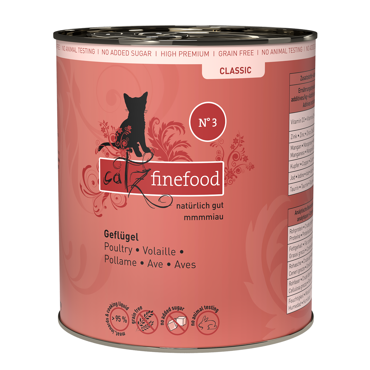 catz finefood Classic 6 x 800g Katzennassfutter