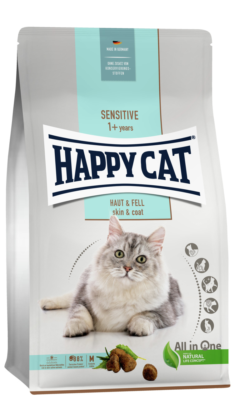 HAPPY CAT Supreme Sensitive Haut & Fell Katzentrockenfutter