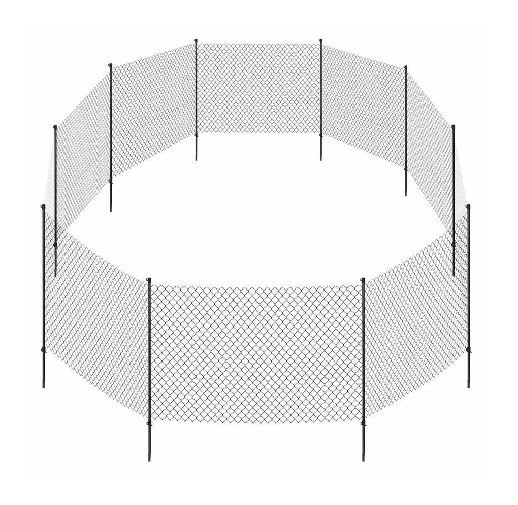 TRIXIE Mobiler Hundezaun, 15 m, schwarz
