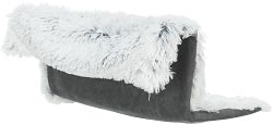 TRIXIE Heizkörper-Liegemulde Harvey, Langhaarpl./Velours, 45 × 26 × 31 cm, weiß-schwarz