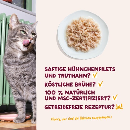 Edgard&Cooper Frisches Huhn und Truthahn 70g Katzenfeuchtfutter