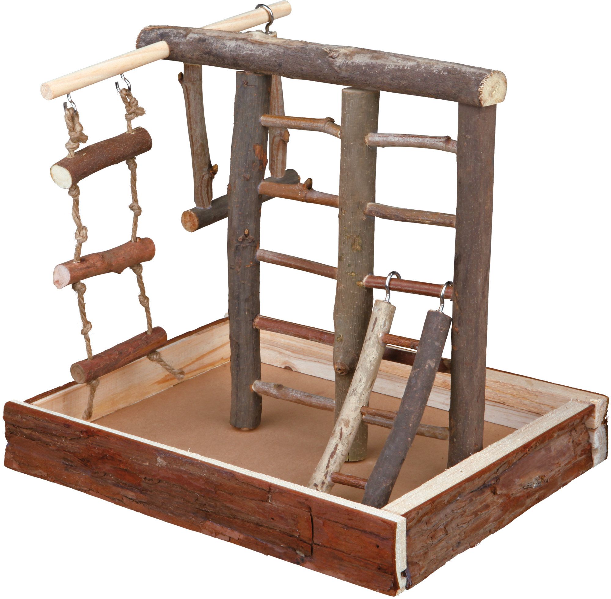 TRIXIE Spielplatz, Rindenholz, 28 × 25 × 22 cm