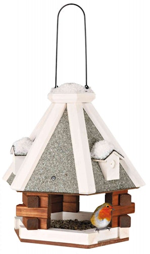 Trixie Natura Futterhaus Häng. dbr/weißØ36x35cm