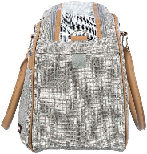 TRIXIE Tasche Helen, 19 × 28 × 40 cm, grau/hellbraun