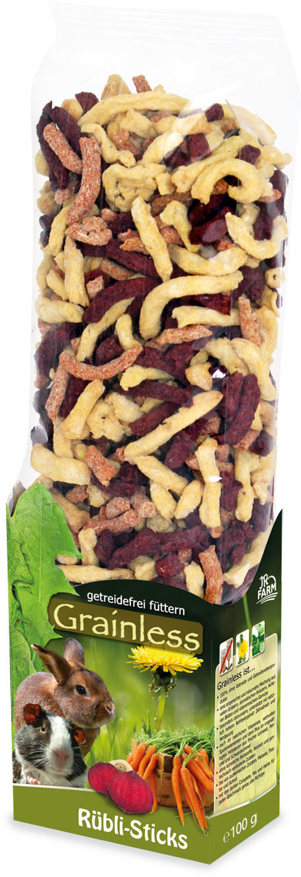 JR FARM Grainless Rübli-Sticks 125g Kleintiersnack