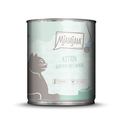 MJAMJAM Leckere Mahlzeit Kitten 800g Dose Katzennassfutter