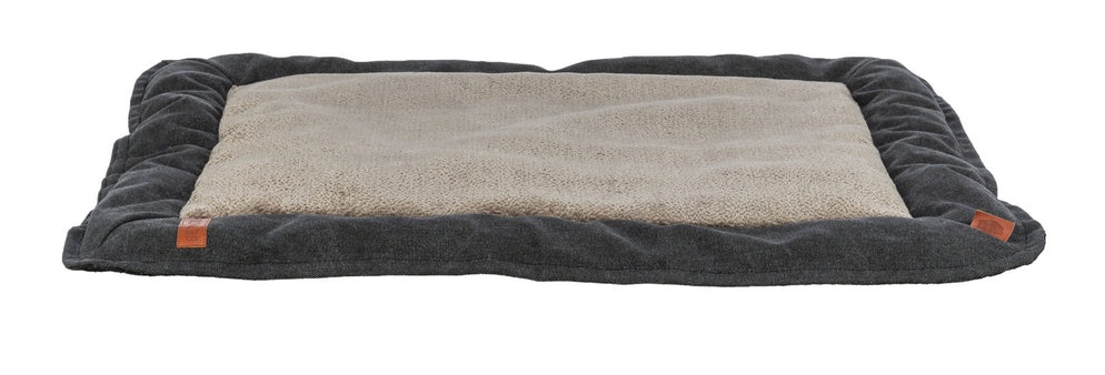 TRIXIE BE NORDIC Liegematte Föhr, eckig, 100 × 70 cm, schwarz/sand