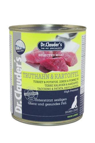 Dr. Clauder's Selected Meat Pro Hair & Skin 800g Dosen Hundenassfutter