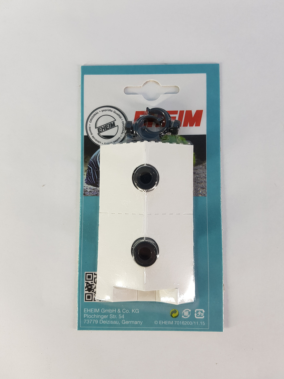 EHEIM 4014100 Sauger mit Klemmbügel (2 Stück) für Schlauch ø12/16mm Zubehör