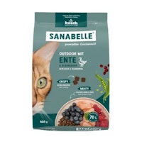 Sanabelle 400g Outdoor mit Ente Katzentrockenfutter