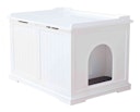 Vorschaubild TRIXIE Katzenhaus XL 75x53x51cm weiß Katzentoilette