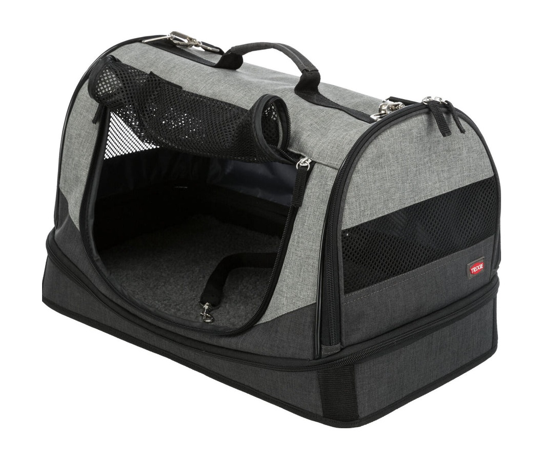 TRIXIE Tasche Holly, 30 × 30 × 50 cm, schwarz/grau