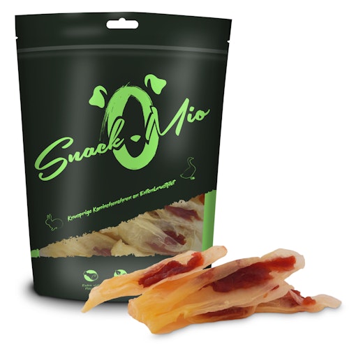 SnackOMio Kaninchenohren 70 Gramm Hundesnack