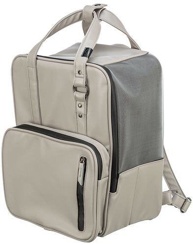 TRIXIE Rucksack CityStyle, 30 × 20 × 40 cm, hellgrau