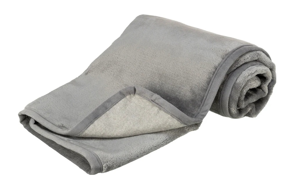 TRIXIE Decke Levy, Plüsch, grau
