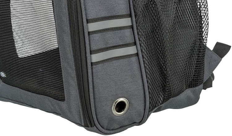 TRIXIE Rucksack Dan, 34 × 44 × 26 cm, grau