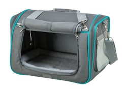 TRIXIE Wohn- und Transporttasche Vicky, 40 × 27 × 28 cm, grau