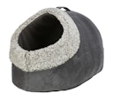 Vorschaubild TRIXIE Höhle Calida mit wärmereflektierender Einlage, 50 × 30 × 35 cm, grau/weiß-schwarz