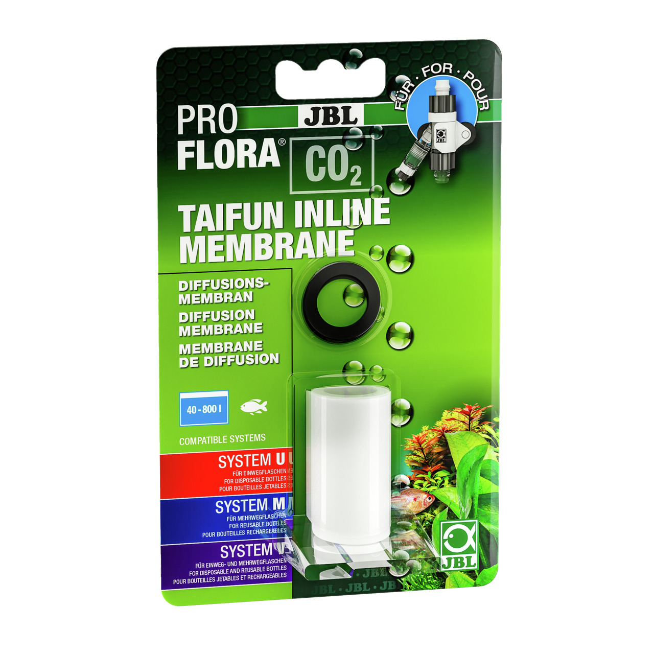 JBL ProFlora CO2 Taifun Inline Membrane Aquarienzubehör
