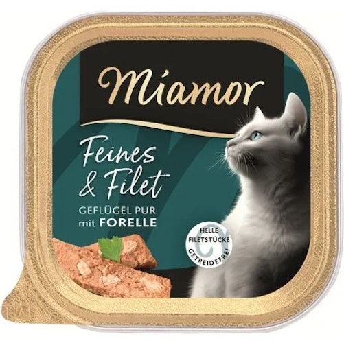 Miamor Feine Filets Adult 100g-Schale Katzennassfutter