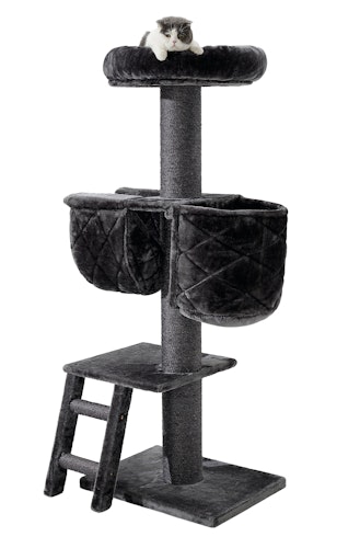 NOBBY Kratzbaum "JURI" dunkelgrau; 60 x 45 x 158 cm NOBBY Kratzbaum "JURI" dunkelgrau; 60 x 45 x 158 cm