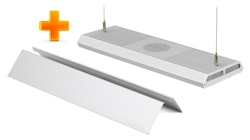 Chihiros RGB Vivid2 130 Watt Aquarienbeleuchtung & Blende silber (verspiegelt) Vorteils-Paket