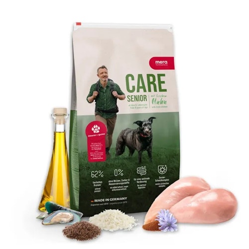 Mera Dog 1kg CARE Senior Huhn
