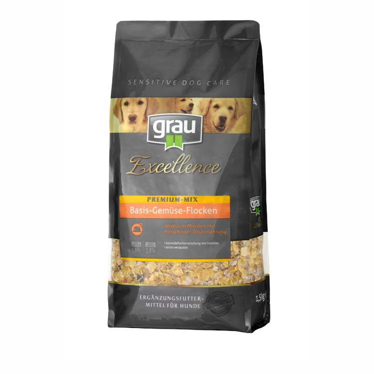 grau Excellence Premium Mix 1,5 Kilogramm Hundetrockenfutter