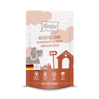MjAMjAM - Quetschie Mahlzeit 125g MjAMjAM Hund 12x125g Lamm mit Reis mit Tomaten