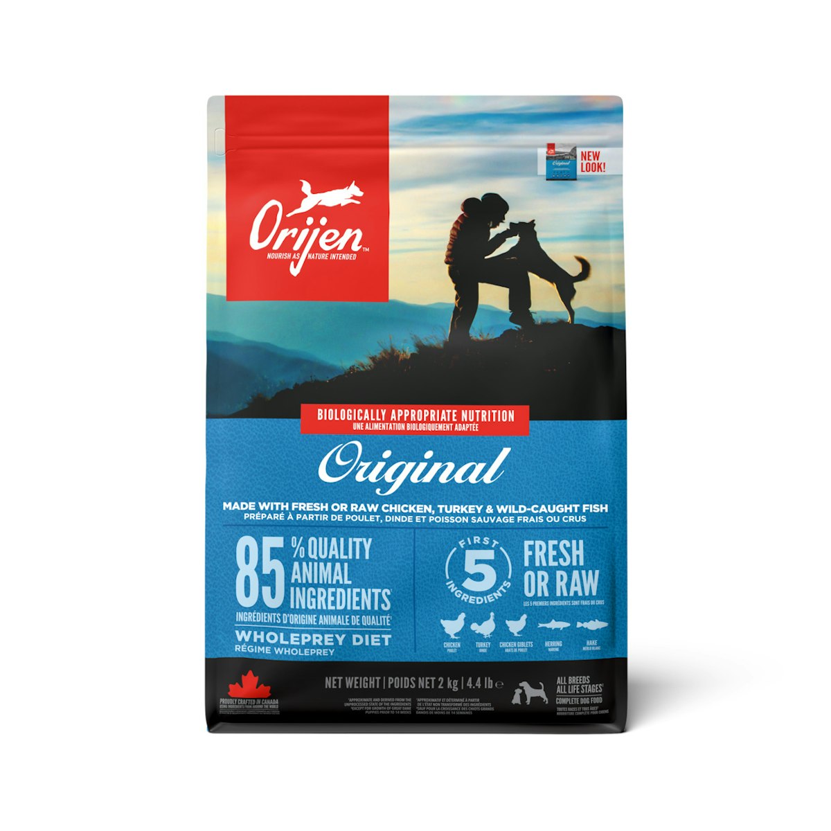 Orijen Original Adult Dog Hundetrockenfutter 2 Kilogramm