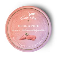 Terra Felis Sparpaket 24x80g Huhn und Pute