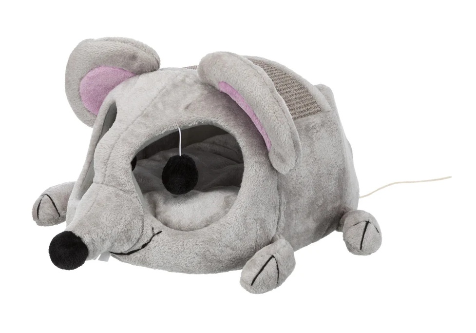 TRIXIE Höhle Lukas, 35 × 33 × 65 cm, hellgrau/grau